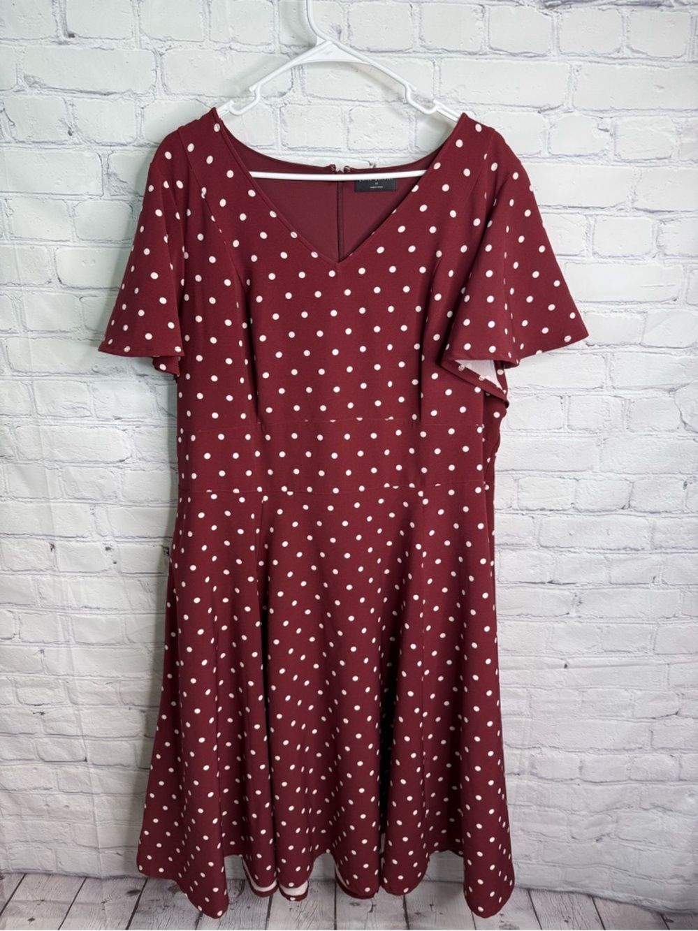 LANE BRYANT Polka Dot Pretty Woman Dress 22